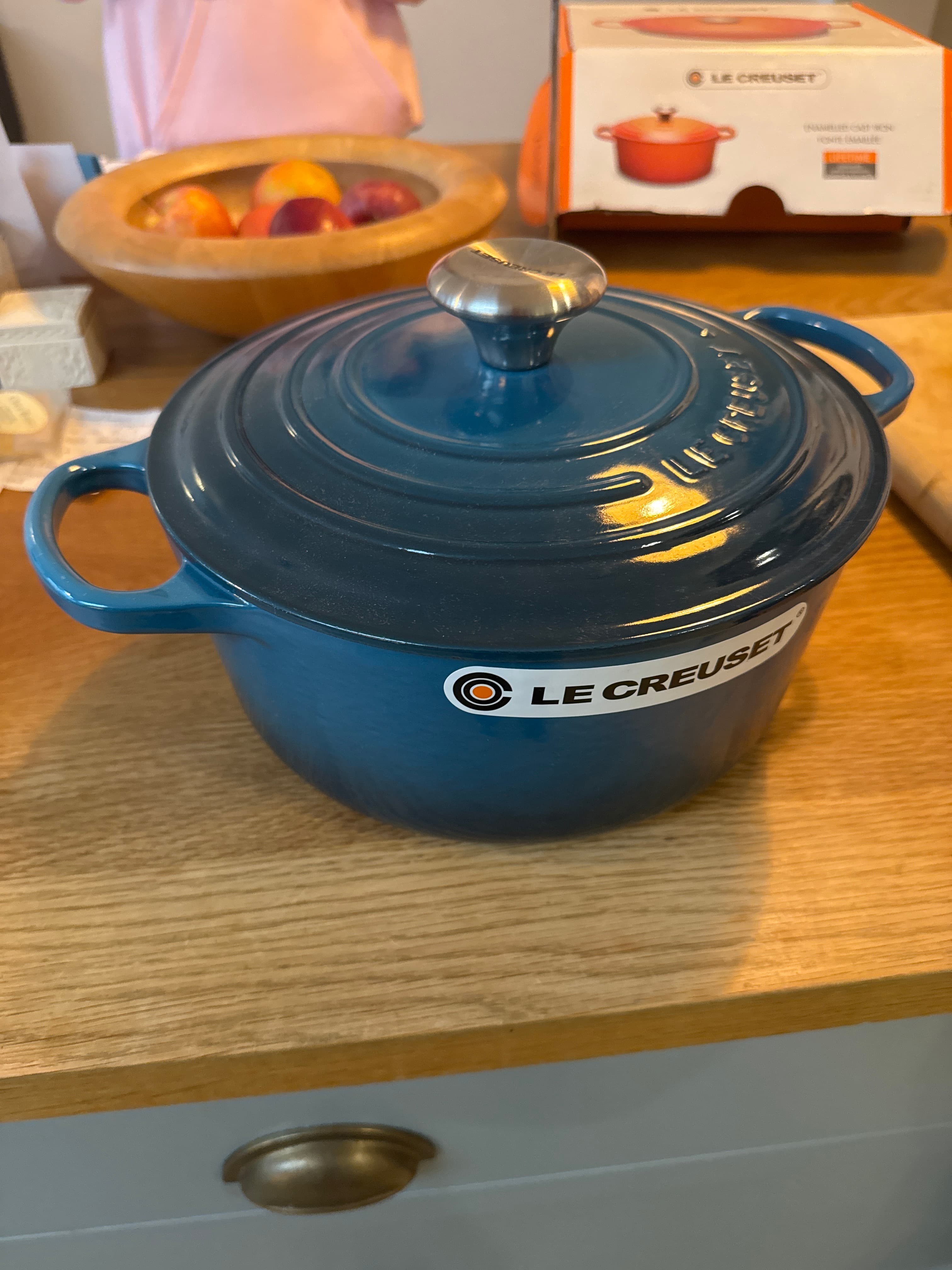 Deep Teal Signature Deep Round Dutch Oven by @rob